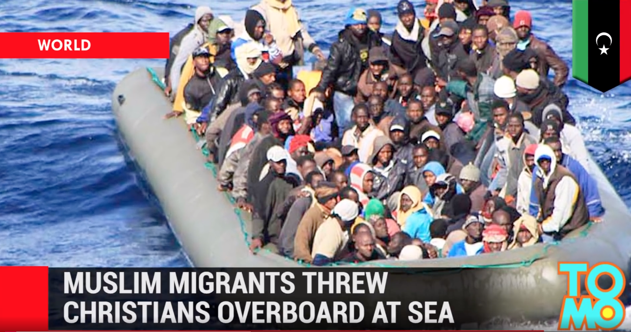 Muslims throw 12 Christians overboard in migrant boat in Mediterranean