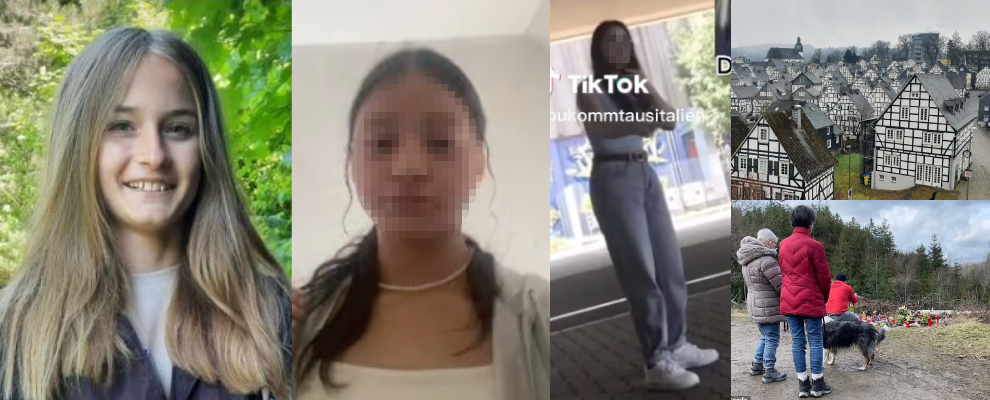 Pretty German girl brutally stabbed to death by mixed race bully